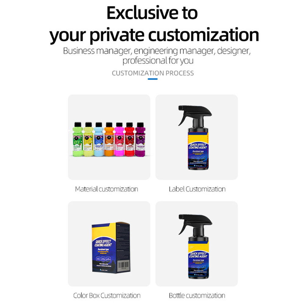 Multi-Functional Coating Renewal Agent 3 in 1 Ceramic Car Coating Agent Spray