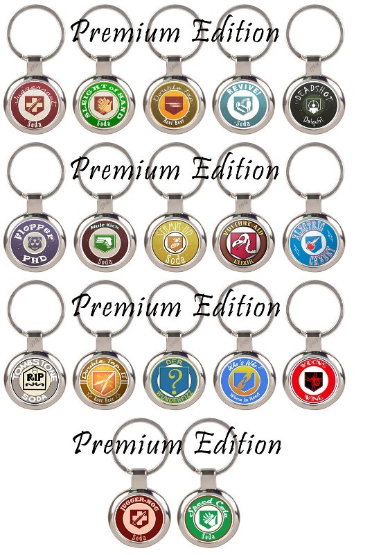 Perk Cola Logo Keychains (Premium Edition)