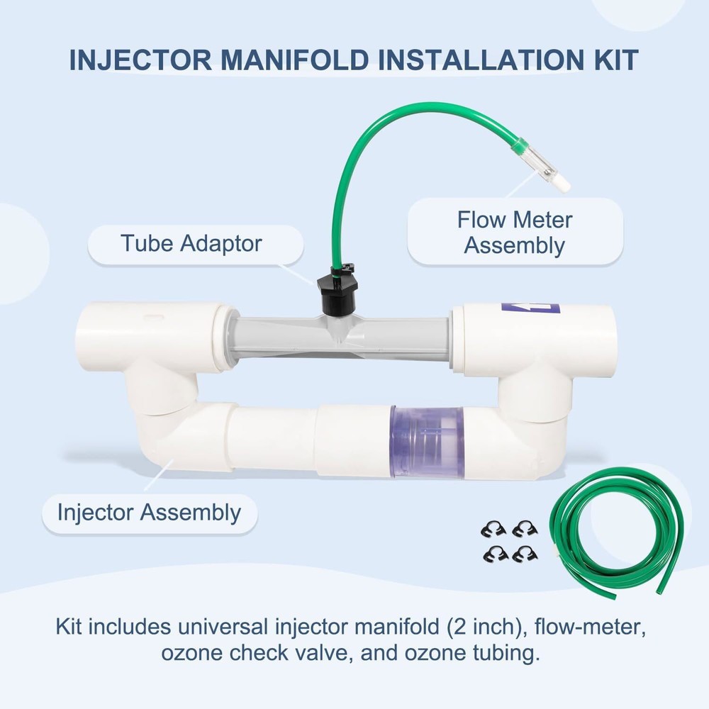 9-0210-11 2" Injector Manifold Installation Kit for Ozone Systems,Eclipse Series