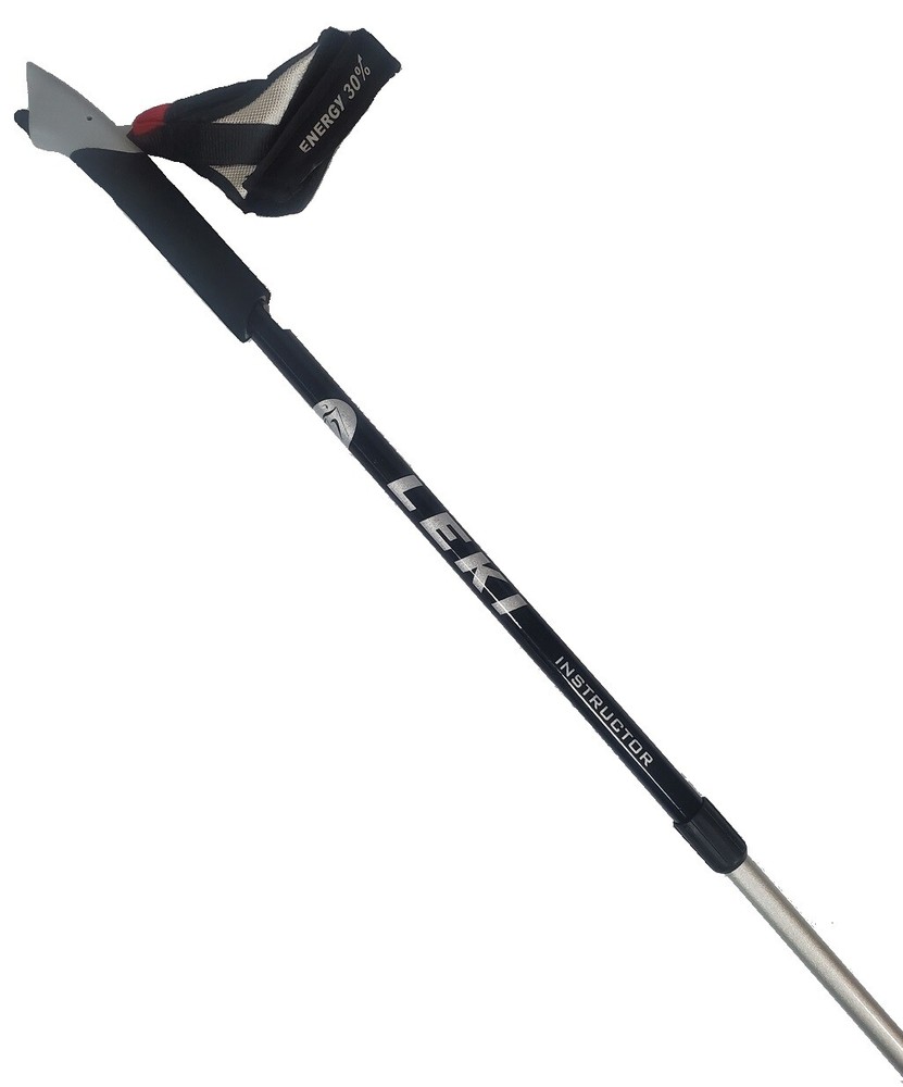 LEKI Nordic Walking Instructor Trekking Pole 100cm130cm Black
