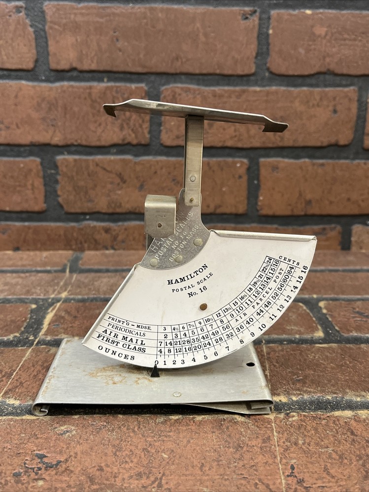 Vintage Hamilton Postal Scale No. 16 Oz. Scale