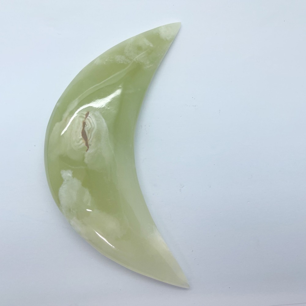 Green Onyx Crescent Moon $100