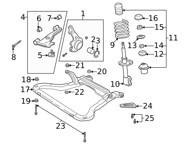 Genuine GM Mount Kit 21018787