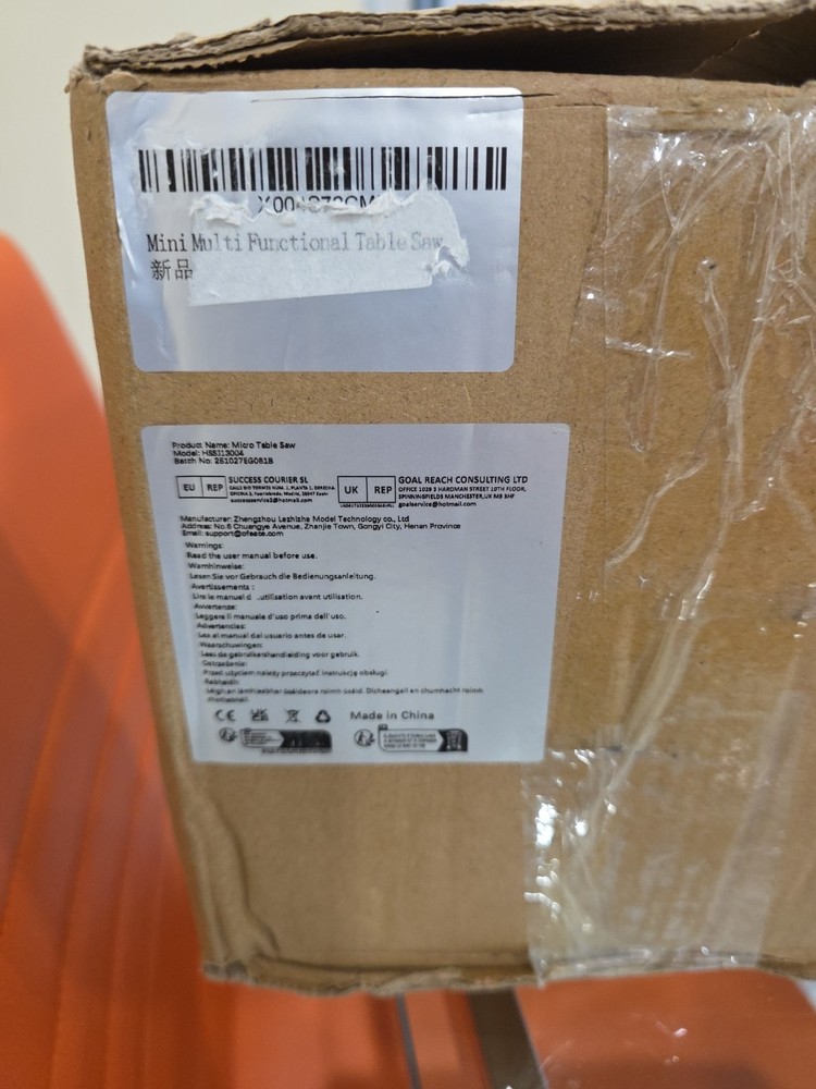 Mini Table Saw, Mini Multi Functional Table Saw for Crafts, 7-Speed Adjustable P