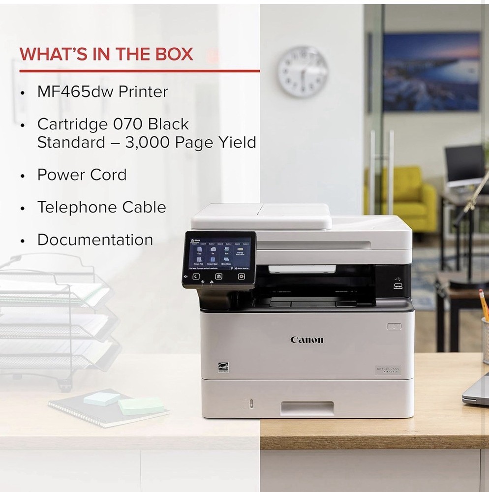 Canon imageCLASS MF465dw Wireless Monochrome Laser Printer 5951C005