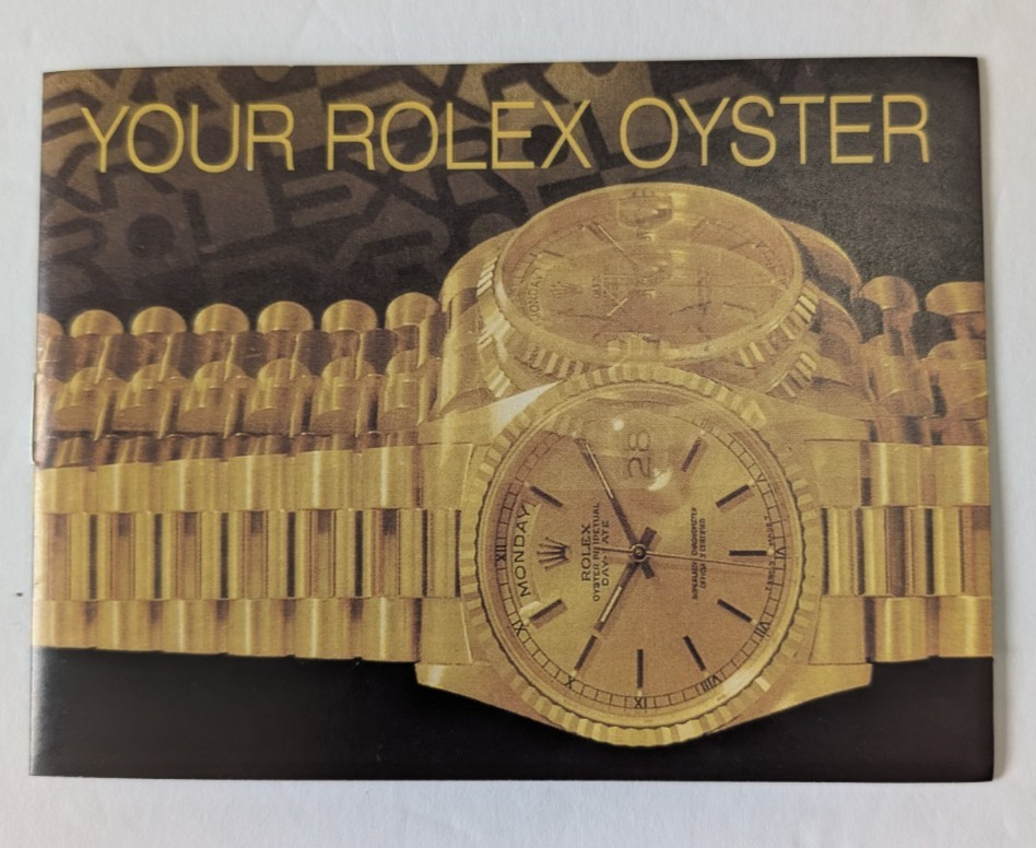 Rolex Papers and Tag