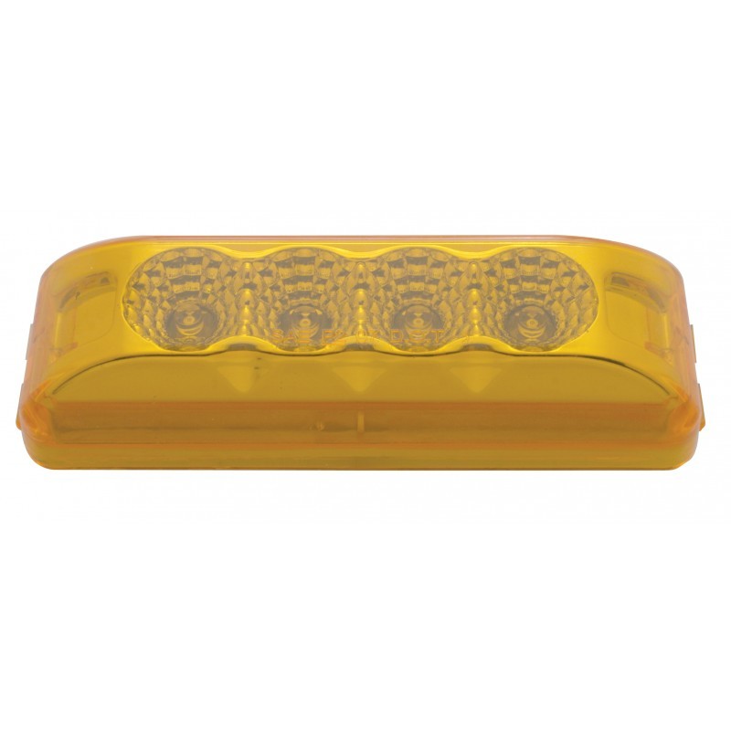 4 LED Reflector Rectangular Clearance Marker