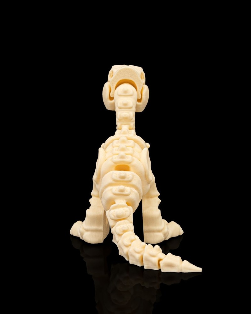 Articulated Velociraptor Skeleton – 3D Printed Poseable Dinosaur Figure