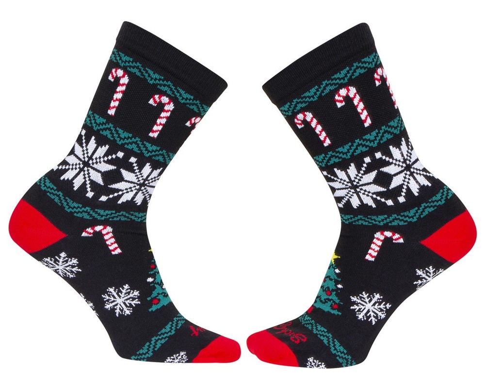 Sockguy 6" Socks (Ugly Sweater Black)