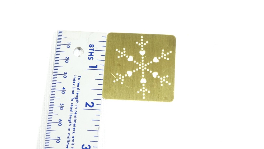 Snow Flake A.T. Brown 2003 PC-016 - Embossing & Stenciling