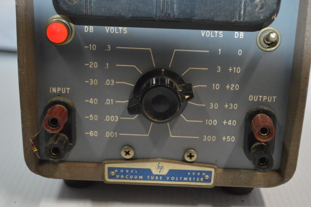 Hewlett Packard model 1051 vacuum tube voltmeter