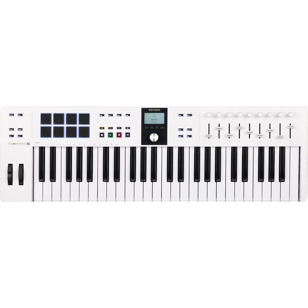 Arturia KeyLab Essential mk3 49-Key Universal MIDI Controller and Software | Whi