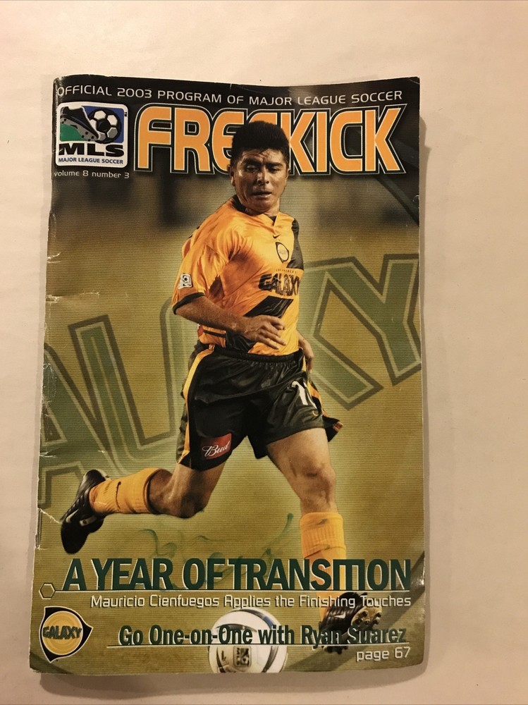 MLS OFFICIAL 2003 Soccer program