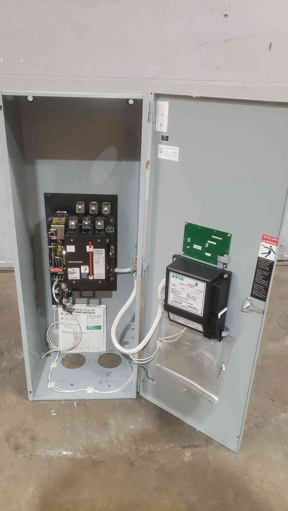 ASCO Series 300 400A 480V 3PH Automatic Transfer Switch ATS E0300030400N10C