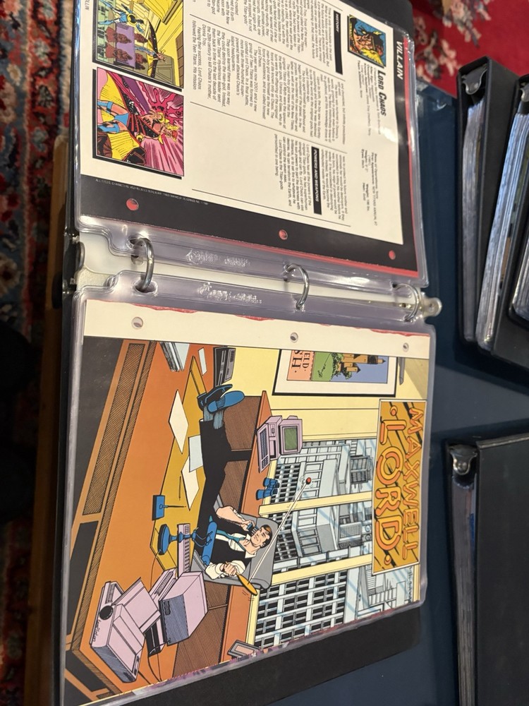 Comic Book Bio Binders