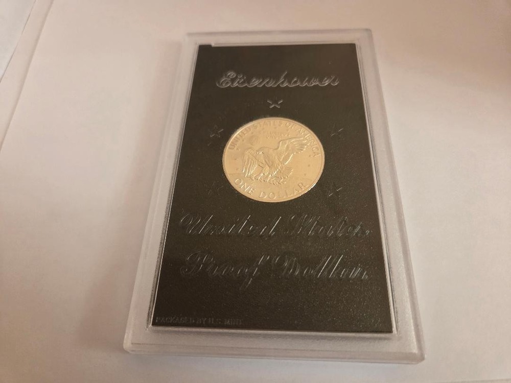 1971-S Eisenhower Silver Proof Dollar – 40% Silver – Original U.S. Mint Capsule