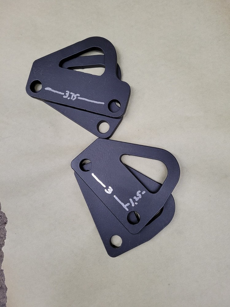 BOLT ON FRAME RACE CAR TRAILER TIE DOWN CHAIN STRAP HOOK LOOP 2PCS. CUSTOM MADE