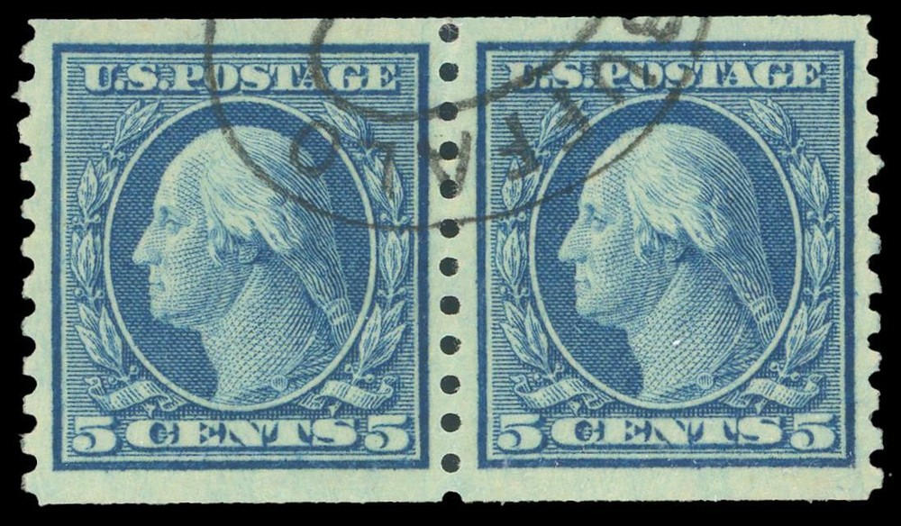 #496 Used Coil Pair,  PSE Graded 85, Cert # 01348272