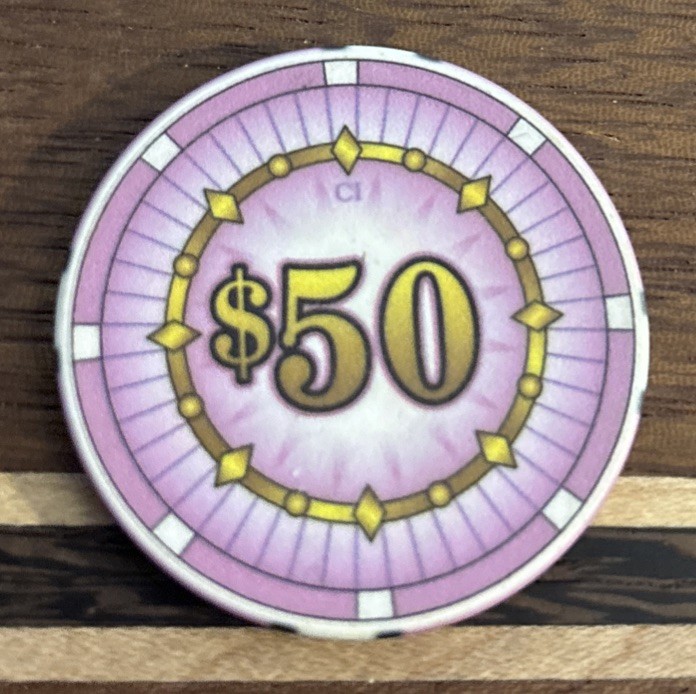 $50 Casino Chip Sample