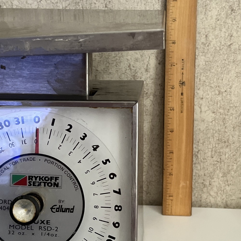 Vintage Edlund Deluxe 32 oz Portion Control Scale Model RSD-2
