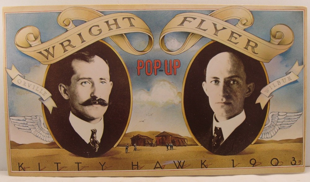 c. 1981 "Wright Flyer Pop-Up", "Kitty Hawk 1903", by Popsites