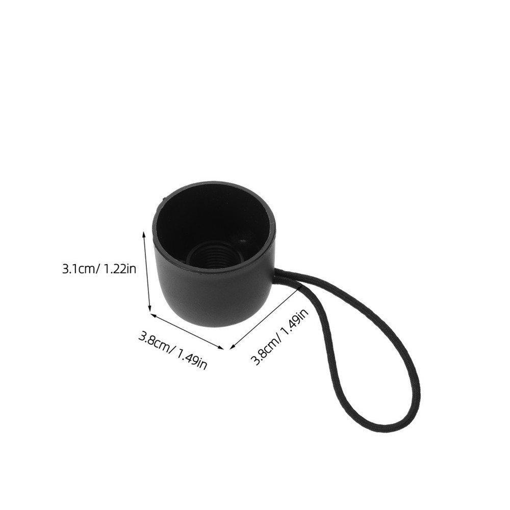 3 PCS Umbrella Handle Grip Cover Replacement with Strap Matte Plastic