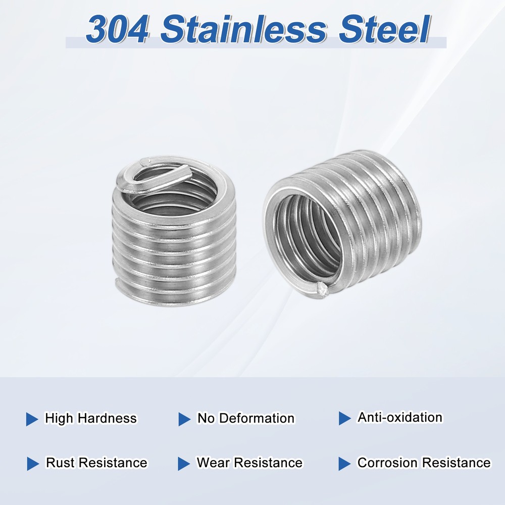 20pcs Wire Thread Inserts 5/16-18 UNC 1.5D 11.8mm Helical Threaded Sleeve