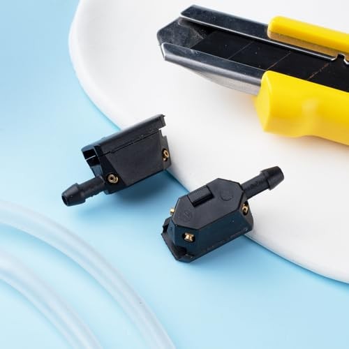 2pcs Adjustable Windshield Washer Nozzles, 3-Way Universal Aimable Car Front
