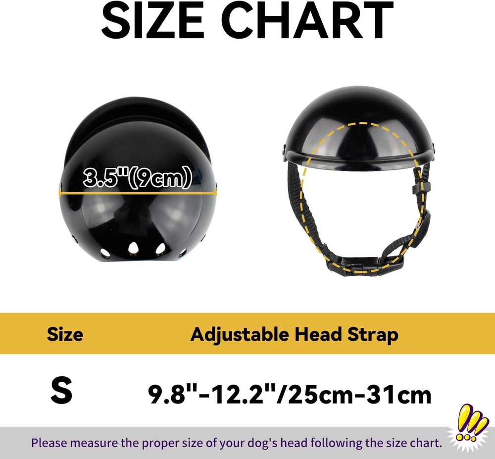 Dog Helmet for Small Dogs, Motorcycle Dog Helmets Chihuahua Helmet, Outdoor Bike