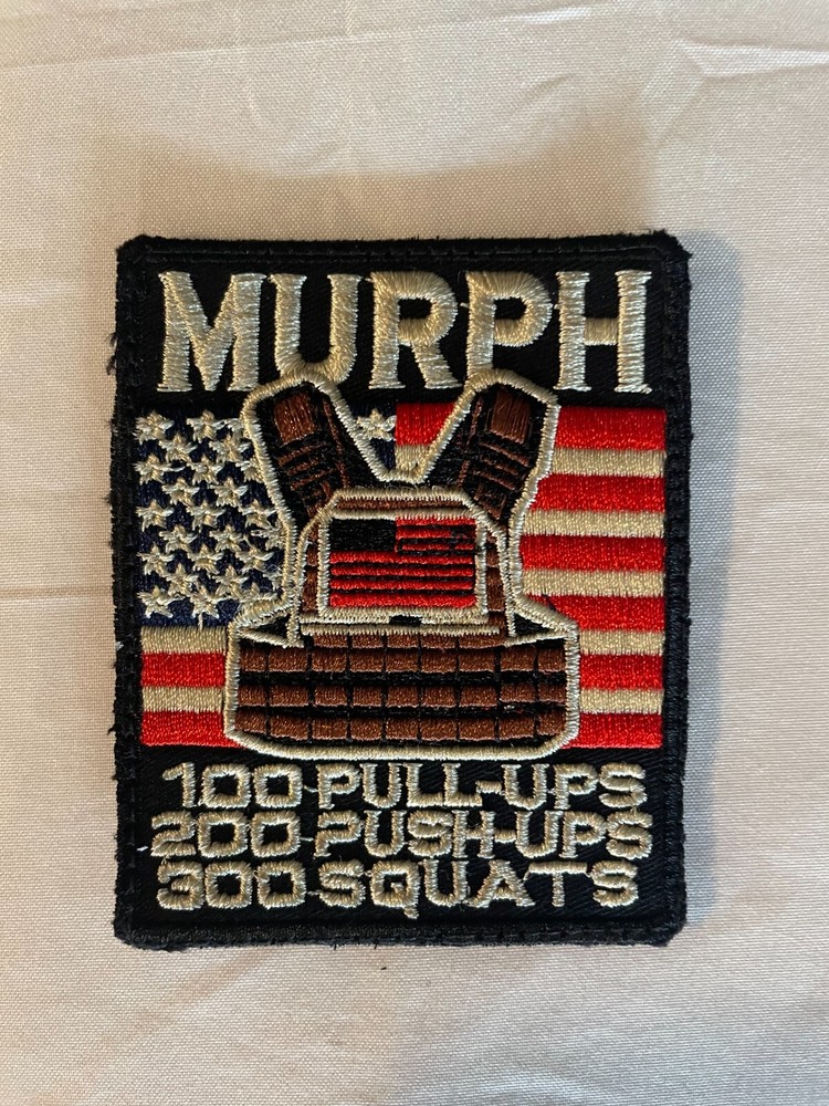 🇺🇸 MURPH Workout Patch – Memorial Day - Hook and Loop Backing Patch