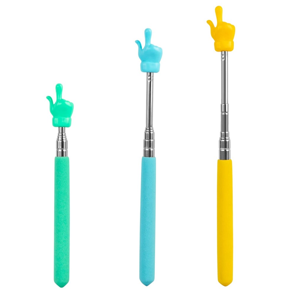Retractable Finger Pointer Stick for Classroom: Extendable Telescopic...