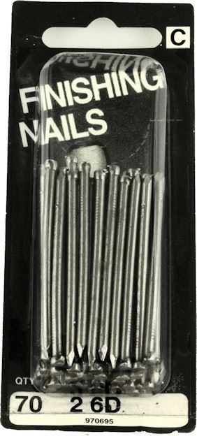 2" Finishing Nails 6D - 70 Pack