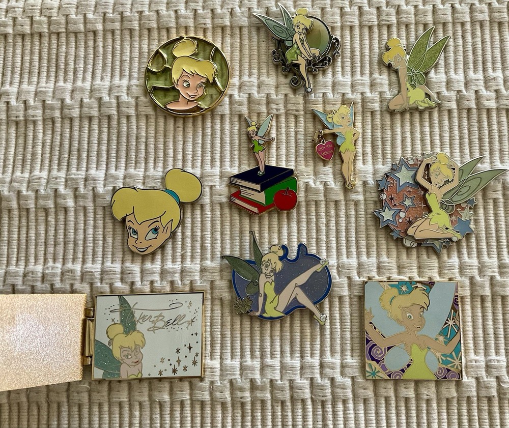 Disney Tinker Bell Pins - Assorted 10 Pins