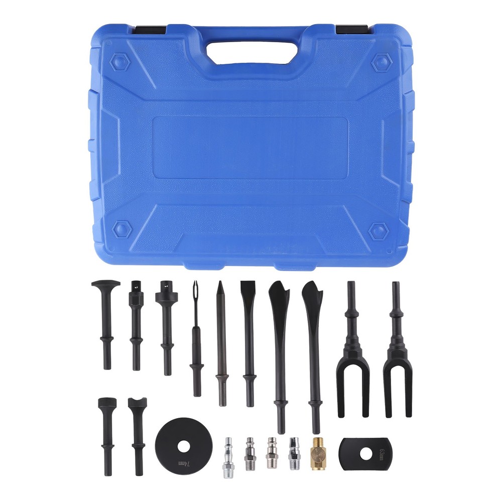 Air Hammer Kit Multi-functional Pneumatic Hammer Chisel Tool Plus Set W/ Case