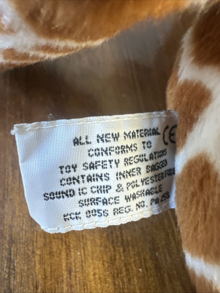 Russ Giraffe Plush Hand Puppet 16"