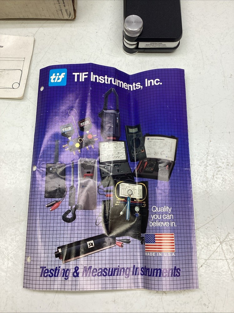 TIF Instruments Automatic Halogen Leak Detector 5000 A NIB