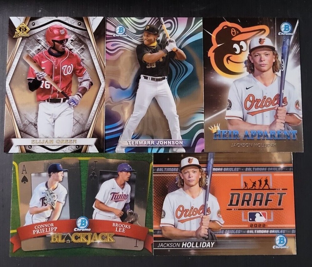 2022 Bowman Draft Chrome INSERTS with Refractors You Pick - 2 Card Minimum
