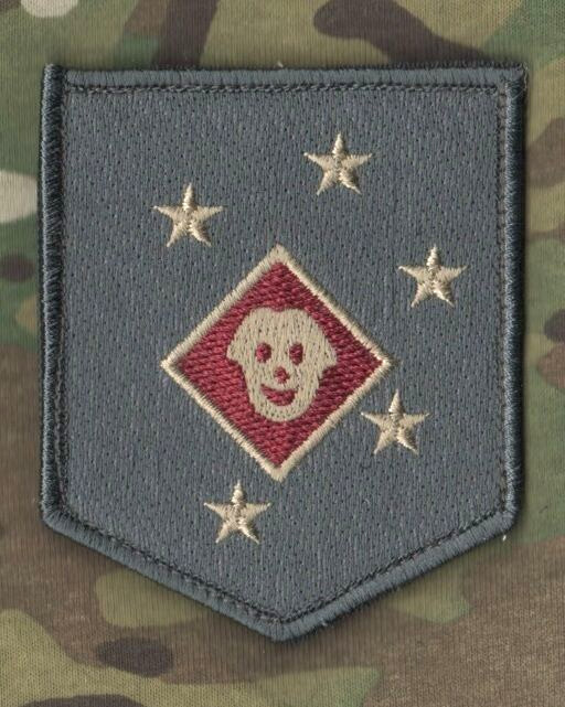 USMC MARFORCOM JOINT TASK FORCE RECON vêlkrö PATCH: PARAMARINE RAIDERS (subdued)