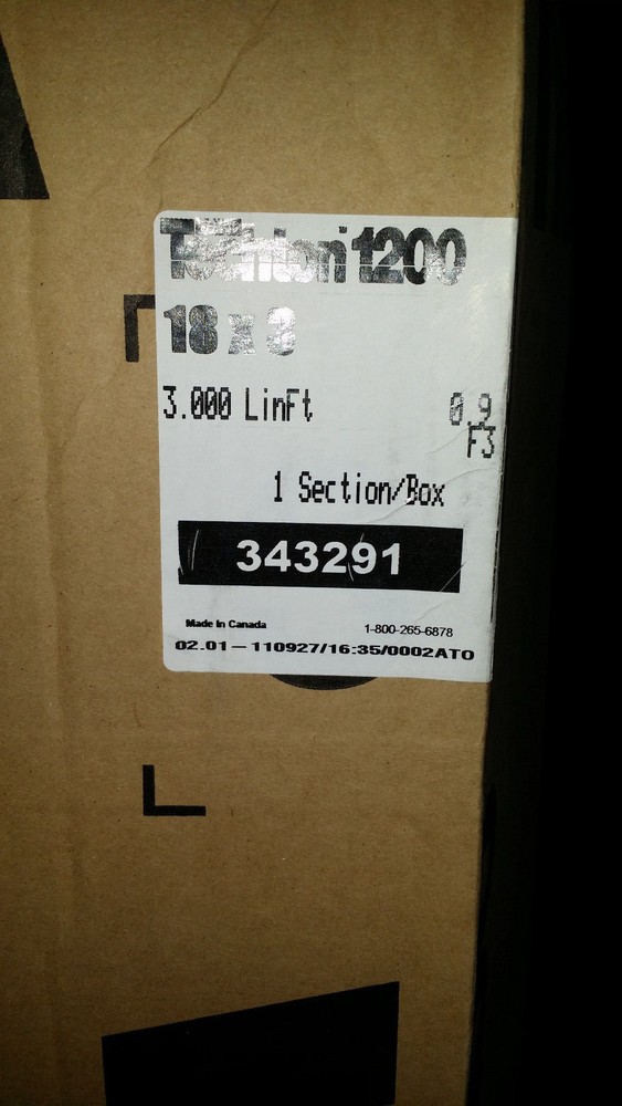 Roxul Techton 1200 Pipe Insulation 18"x3" 3 Linear ft