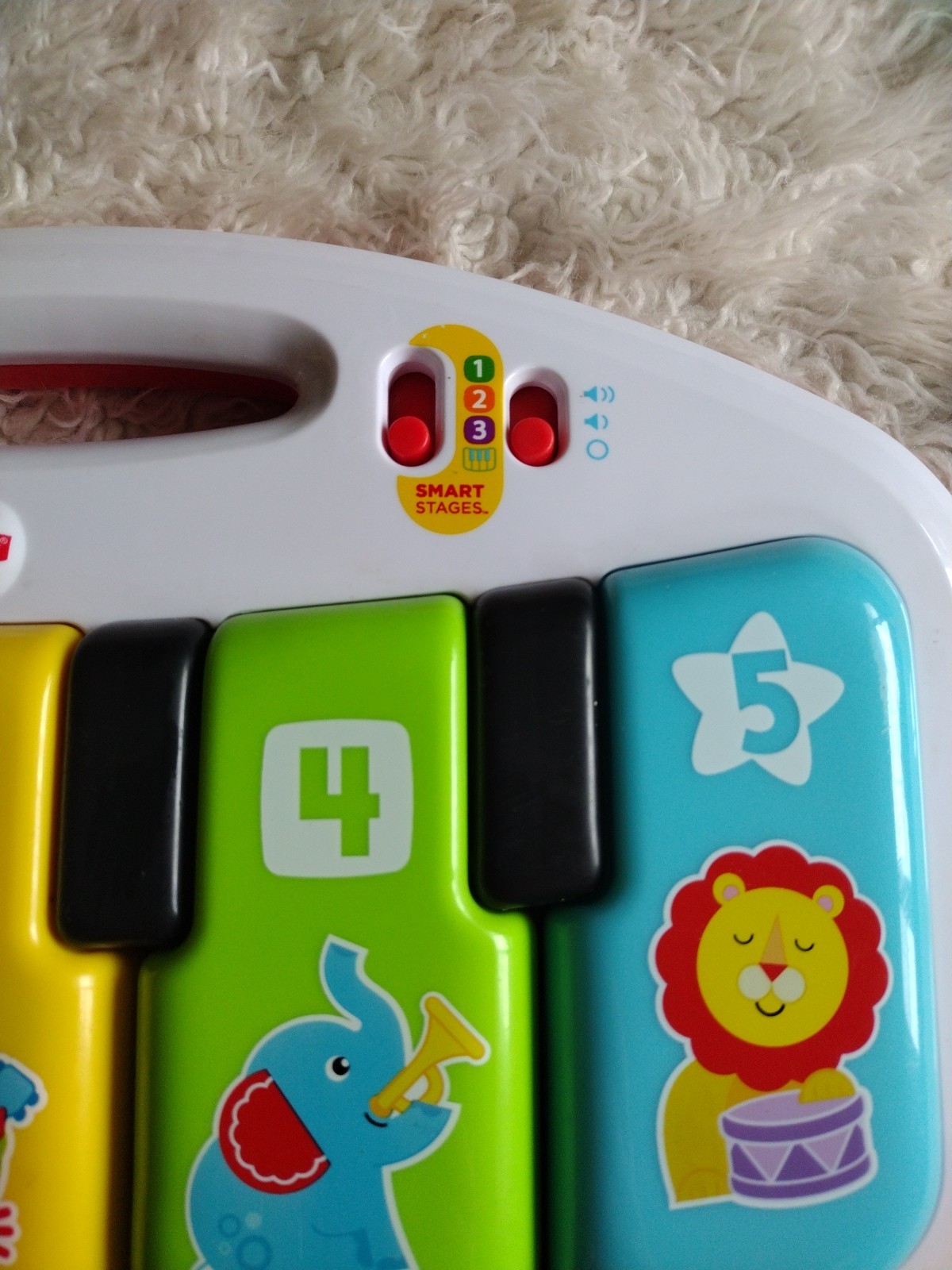 Fisher Price Deluxe Kick and Play Gym Replacement Piano Keyboard Music WORKS