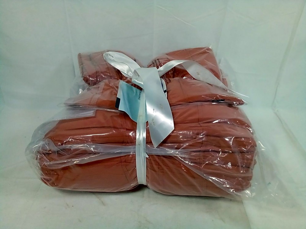 Bedsure Tufted Boho Comforter Set Queen Terracotta