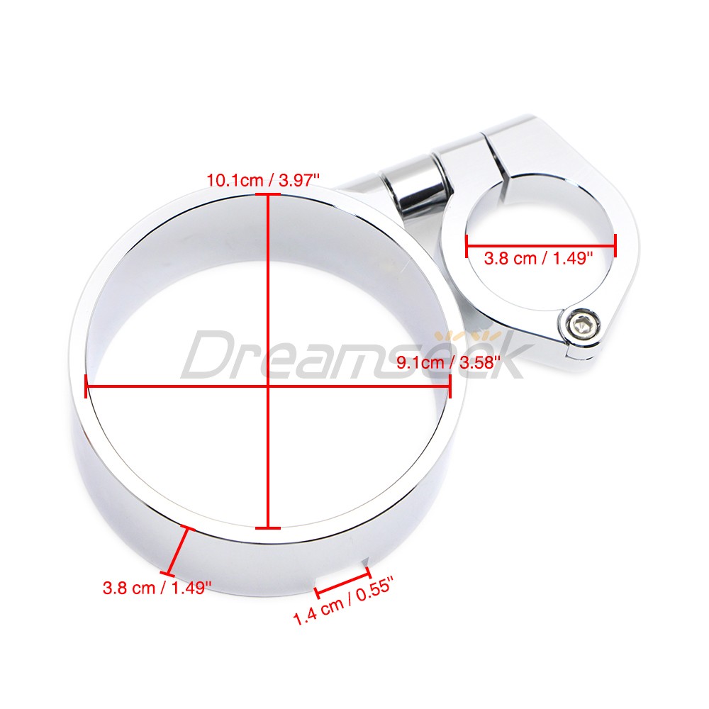 Speedometer Bracket Relocation Side Mount for Harley Sportster Dyna Chrome