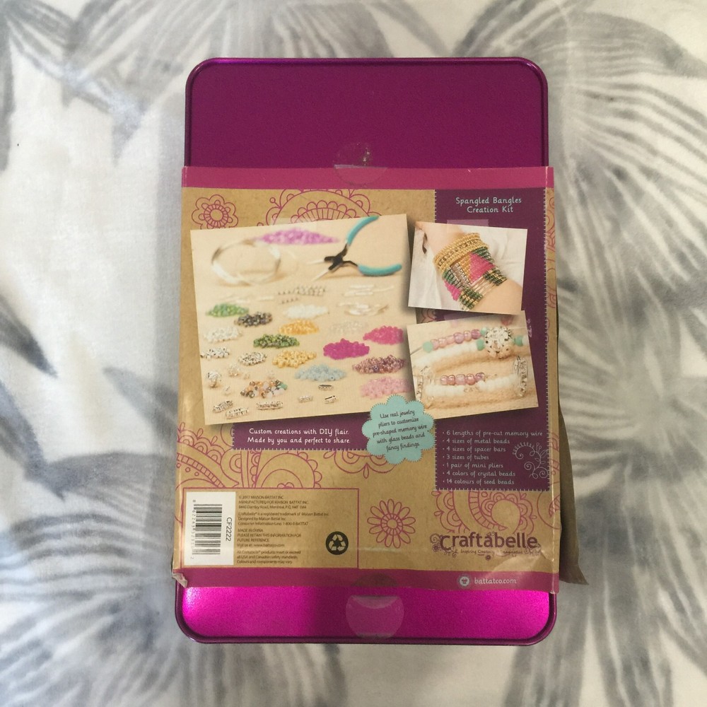 Craftabelle Spangled Bangles Deluxe Elegant Creation Kit 17 projects New