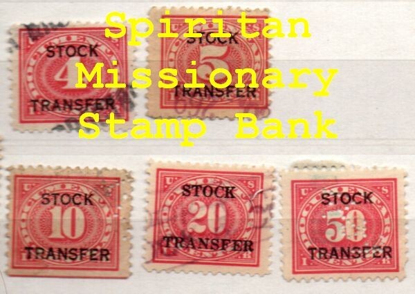 Stock Transfer: 5  Revenue sTamps (12-744)