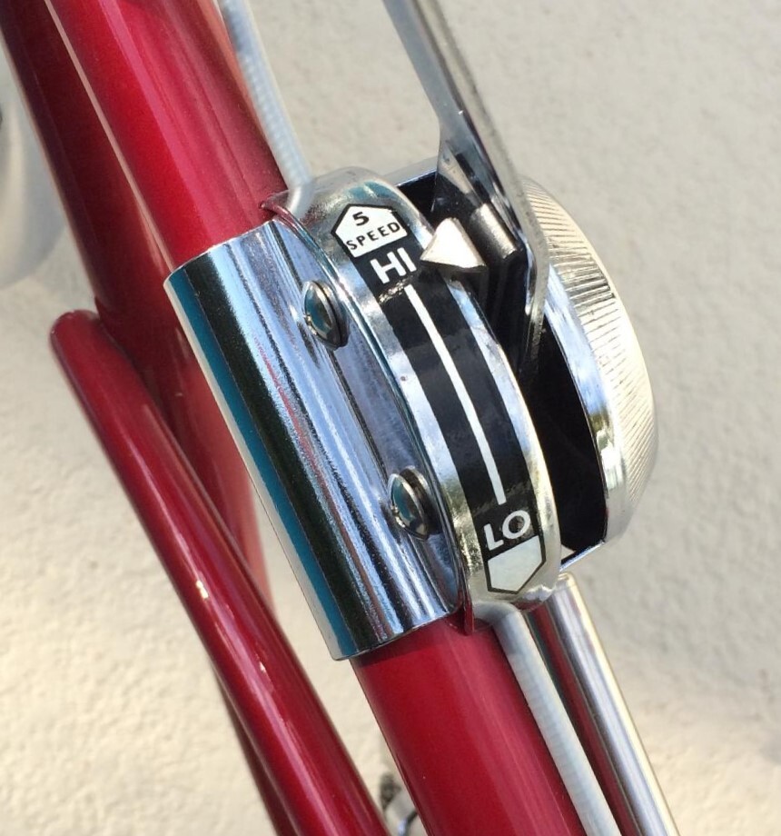 1968 - 1973 Schwinn “5 Speed Hi Lo” Stick Stik Shifter Sticker