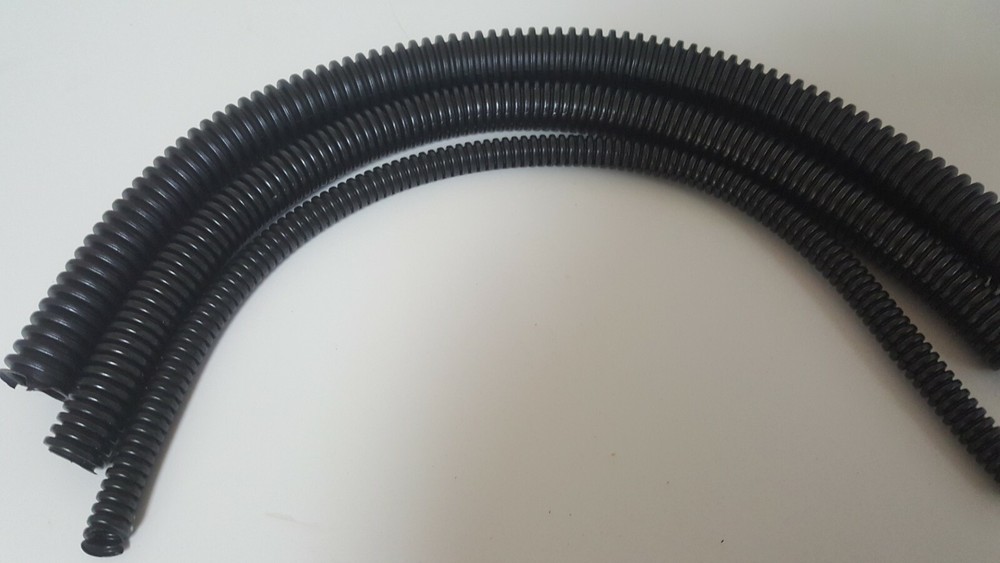 Split Wire Loom Conduit Polyethylene BLACK HIGH TEMP. 1/4" ,3/8" ,1/2",1"