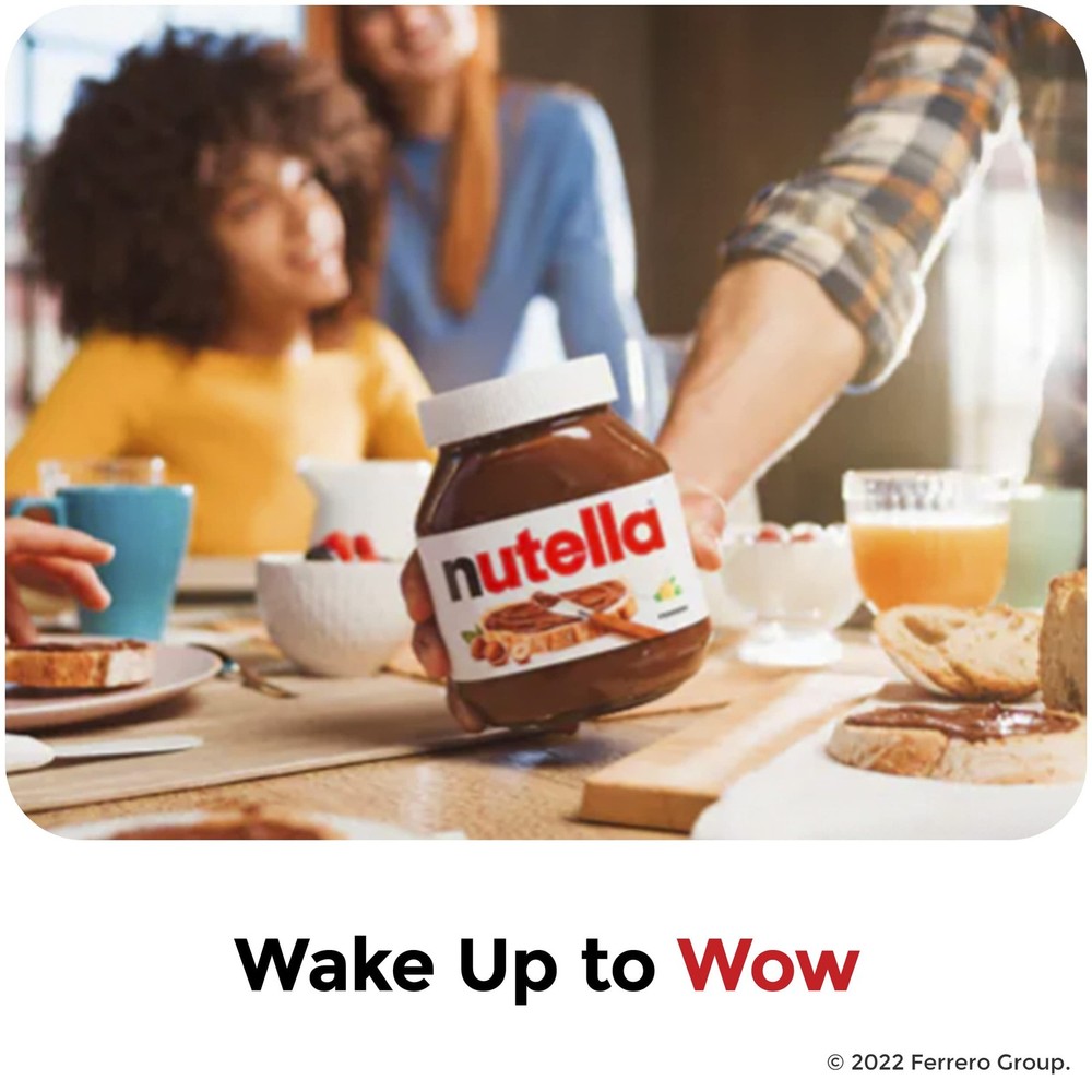 Hazelnut Spread with Cocoa for Breakfast, Bulk 12 Pack, 7.7 oz Per Jar