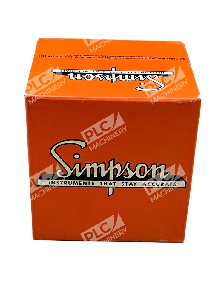 Simpson 290PU01A1 Panel Meter 0–30 µA DC Microammeter Rott Electronics Xerox