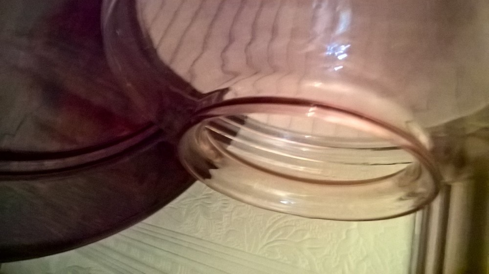 vintage 1950s ceiling glass light shade