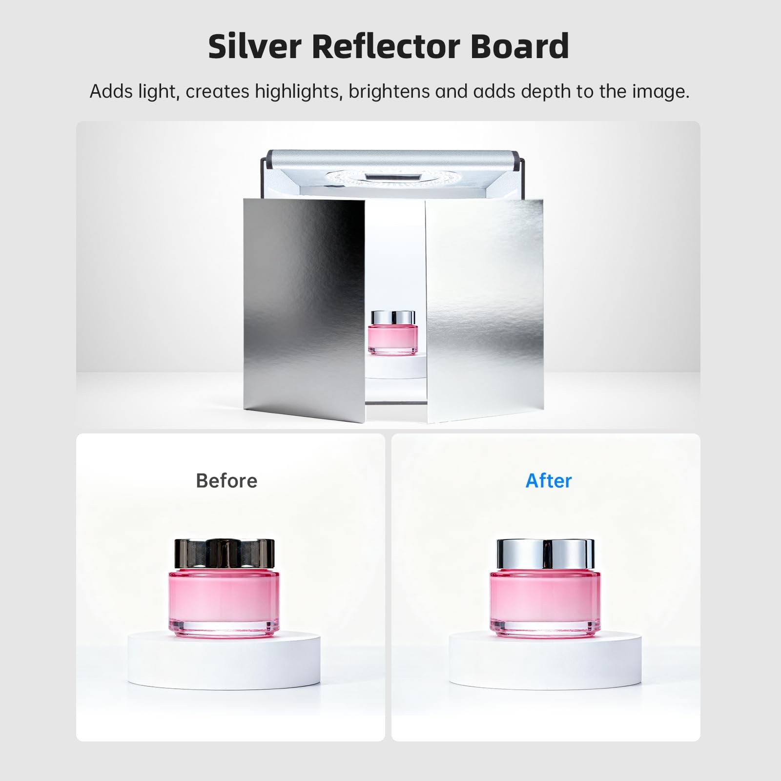 Portable Photo Studio Light Box,12"x12" Professional Dimmable Shooting Tent K...